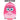 Ride-on Luggage 20-inch Kids Scooter Suitcase with Flash Wheels Pink