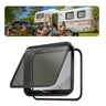 Exit RV Window 30" W x 22" H Emergency Push Out Window W/ Screen & Ring