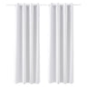 2 Set Blackout Curtain Grommet Window Panel Thermal Insulated Drapes 52x84 inch