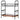 2 Tier Coffee Bar Organizer for Countertop with 12 Movable Hooks Mug Holder