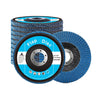 Flap Discs 4-1/2" x 7/8" Sanding Disc for Angle Grinder 40 Grit 10 Packs
