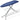 Ironing Board with Bottom Storage Tray, Thickened 4 Layers Iron Board with Heat Resistant Cover and 100% Cotton Cover, 10 Adjustable Heights Ironing Board for Home Laundry Room Use (Size 55x15)