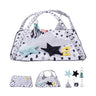 Baby Play Gym Mat Tummy Time Activity Mat with 6 Sensory Toys 34.4" x 34.4"