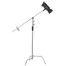 C Stand with Boom Arm Max Height 10.83 ft/330 cm Photography Light Stand