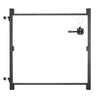 Gate Building Kit Fits 60 to 96 in Wide Openings 4 to 5 ft High Fence Black