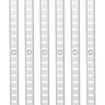 Shelf Track 72.3-inch 20 Pack Adjustable Steel Wall Mounted Shelf Pilaster
