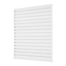 4 x 4 ft Slat Wall Paneling PVC White Garage Slatwall with Modular Design