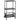 10 Pole Fishing Rod Holder Fishing Rack Cart Organizer with Wheels for Garage
