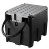 Portable Diesel Tank 58 Gal Diesel Fuel Tank with 12V Transfer Pump 10 GPM Black