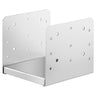 8"x 8" Post Base, 1Pcs Stainless Steel Adjustable Post Anchor Bracket(Internal 7.8 x 7.3"), Adjustable Post Base for Pavilion Deck Porch Handrail Railing Support Decorative Anchor Plate