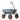 Dump Cart, Poly Garden Dump Cart with Easy to Assemble Steel Frame, Dump Wagon with 2-in-1 Convertible Handle, Utility Wheelbarrow 600 lbs Capacity, 10 inch Tires