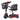 3 Wheel Folding Mobility Scooter for Adults & Seniors, Heavy-Duty Electric Powered Mobility Scooter & 12 Mile Long Range, All Terrain Travel Wheelchair with 9° Climbing Capacity, 265lb Capacity