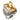 LOA810 - Rhodium Brass Ring with AAA Grade CZ in Champagne