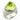 LOA640 - Rhodium 925 Sterling Silver Ring with AAA Grade CZ in Apple Green color