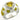 LOAS761 - Rhodium 925 Sterling Silver Ring with AAA Grade CZ in Topaz