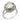 LOA638 - Rhodium 925 Sterling Silver Ring with AAA Grade CZ in Clear