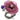 LOA600 - Antique Tone Brass Ring with Assorted in Multi Color