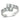 3W132 - Rhodium Brass Ring with AAA Grade CZ in Clear
