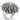 1W029 - Rhodium Brass Ring with AAA Grade CZ in Black Diamond