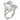21214 - High-Polished 925 Sterling Silver Ring with AAA Grade CZ in Clear