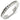 35128 - High-Polished 925 Sterling Silver Ring with Top Grade Crystal in Clear