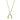 TK2528 - IP Gold(Ion Plating) Stainless Steel Chain Pendant with No Stone
