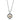 TK2527 - Two-Tone IP Gold (Ion Plating) Stainless Steel Chain Pendant with Top Grade Crystal in Garnet