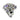 6X051 - Rhodium Brass Ring with AAA Grade CZ in Multi Color