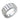 413602 - Rhodium Brass Ring with AAA Grade CZ in Clear