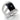 7X055 - Rhodium Brass Ring with AAA Grade CZ in Jet