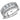 DA062 - High polished (no plating) Stainless Steel Ring with AAA Grade CZ in Clear
