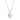 DA090 - High polished (no plating) Stainless Steel Chain Pendant with AAA Grade CZ in Sea Blue