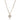DA086 - IP Rose Gold(Ion Plating) Stainless Steel Chain Pendant with AAA Grade CZ in Clear