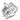 40911 - High-Polished 925 Sterling Silver Ring with AAA Grade CZ in Clear