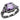 DA346 - IP Black(Ion Plating) Stainless Steel Ring with AAA Grade CZ in Amethyst
