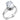 DA314 - No Plating Stainless Steel Ring with AAA Grade CZ in Clear