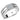 DA253 - High polished (no plating) Stainless Steel Ring with AAA Grade CZ in Clear