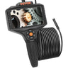Triple Lens Industrial Endoscope, 5" IPS Screen Borescope Inspection Camera with Lights, Split Screen, 8x Zoom, IP67 Waterproof Drain Snake Camera for Auto, Plumbing(16.5FT Cable, 32GB Card)