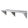 18" x 72" Stainless Steel Shelf, Wall Mounted Floating Shelving with Brackets, 500 lbs Load Capacity Commercial Shelves, Heavy Duty Storage Rack for Restaurant, Kitchen, Bar, Home, and Hotel