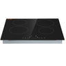 Built in Electric Stove Top, 23.2 x 20.5 inch 4 Burners, 240V Glass Radiant Cooktop with Sensor Touch Control, Timer & Child Lock Included, 9 Power Levels for Simmer Steam Slow Cook Fry