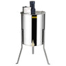 Electric Honey Extractor, 4/8 Frames Honey Spinner Extractor, Stainless Steel Beekeeping Extraction, Apiary Centrifuge Equipment with Height Adjustable Stand, Honeycomb Drum Spinner with Lid