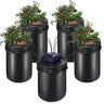 RDWC Hydroponics System Recirculating Deep Water Culture 4 Buckets 5 Gal