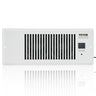 Register Booster Fan, Quiet Vent Booster Fan Fits 4' x 12' Register Holes, with Remote Control and Thermostat Control, Adjustable Speed for Heating Cooling Smart Vent, White