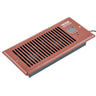 Register Booster Fan, Quiet Vent Booster Fan Fits 4' x 10' Register Holes, with Remote Control and Thermostat Control, Adjustable Speed for Heating Cooling Smart Vent, Brown