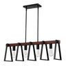 4-Light Kitchen Island Pendant Lights 60W Adjustable Dining Room Light E26
