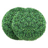 Artificial Topiaries Boxwood Trees, 16' Tall (2 Pieces), Ball-Shape Faux Topiaries Plant, All-year Green Feaux Plant Decorative Balls for Backyard, Balcony,Garden, Wedding and Home Décor