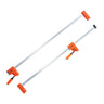 Bar Clamps for Woodworking, 2-Pack 50" Parallel Clamp Set, F Clamp with 1100 lbs Load Limit, Even Pressure, High-strength Plastic and Carbon Steel, Wood clamps for Woodworking Metal Working