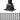 Aluminum Alloy Baluster Shoes Square Balusters Baluster Wrought Spindles for Staircase Slant Shoes with Screw Holes for Use with 1/2 Inch Staircase Balusters, Spray Coated Black (50 Pcs)