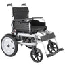 Electric Wheelchair for Adults Seniors, 265 lbs Weight Capacity, 17.5in Width Lightweight Foldable Motorized Power Wheelchairs, UP to 12.5Miles Range All Terrain Power Chair, Adjustable Backrest