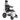 Electric Wheelchair for Adults Seniors, 300 lbs Weight Capacity, 17.7 in Width Lightweight Foldable Motorized Power Wheelchairs, Long Range All Terrain Aluminum Alloy Chair, Adjustable Backrest